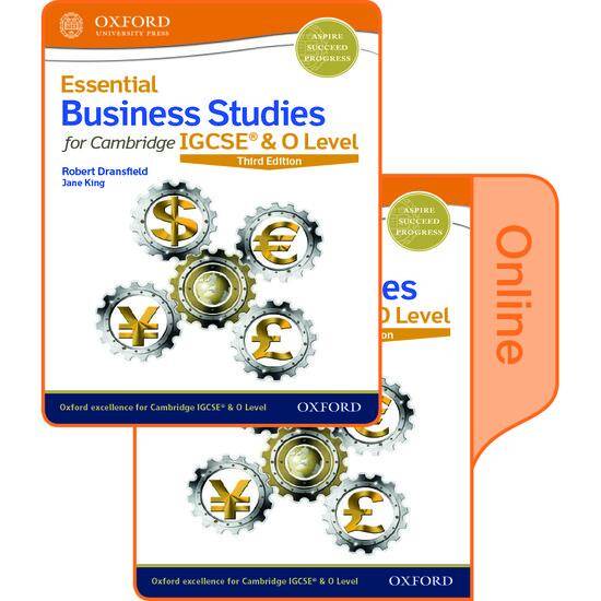 Essential Business Studies for Cambridge IGCSE & O Level: Print & Online Student Book Pack (Third Edition)