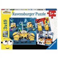 Puzzle Minionki 3x49 el. 50826 RAVENSBURGER
