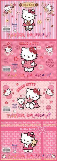 Blok rysunkowy A5 Top-2000 z kolorowymi kartkami 8 kartek Hello Kitty mix