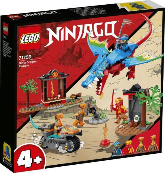 LEGO NINJAGO Świątynia ze smokiem ninja 71759 (161 el.) 4+