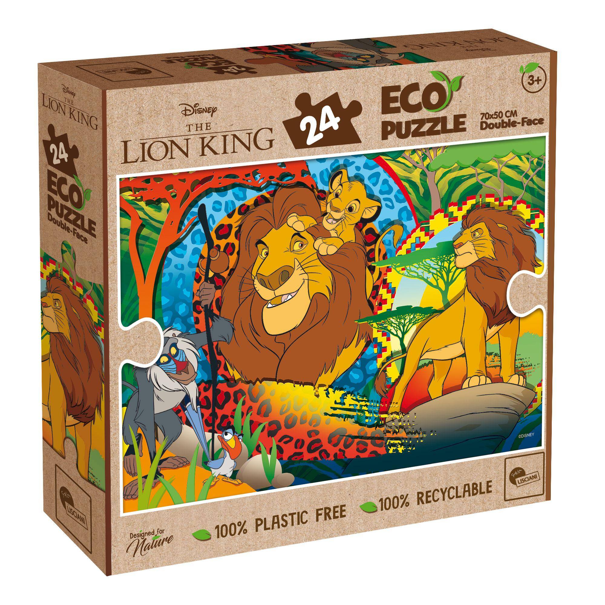 Puzzle 24 eco Król lew 304-91843