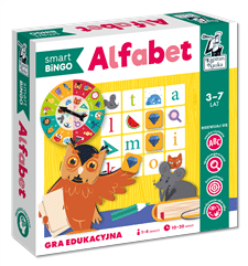 Kapitan Nauka Alfabet Smart Bingo Gra Edukacyjna 3+