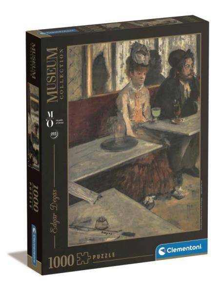 Clementoni Puzzle 1000el Museum Edgar Degas Dans un café ou l'Absinthe 39761
