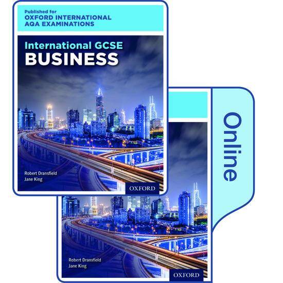 International GCSE Business for Oxford International AQA Examinations: Print & Online Textbook Pack