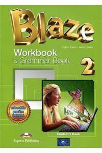 BLAZE 2.  WORKBOOK & GRAMMAR BOOK (ĆWICZENIA WERSJA DLA UCZNIA) (Zdjęcie 1)
