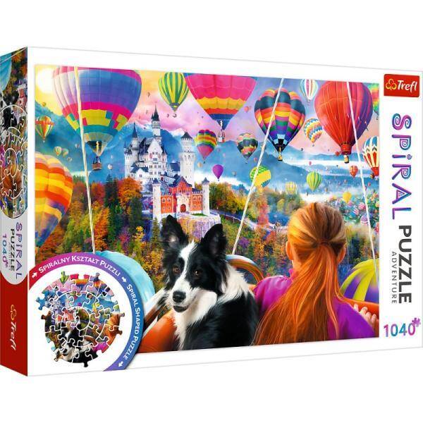 Puzzle 1040el Spiralne - Festiwal balonów 40018 Trefl