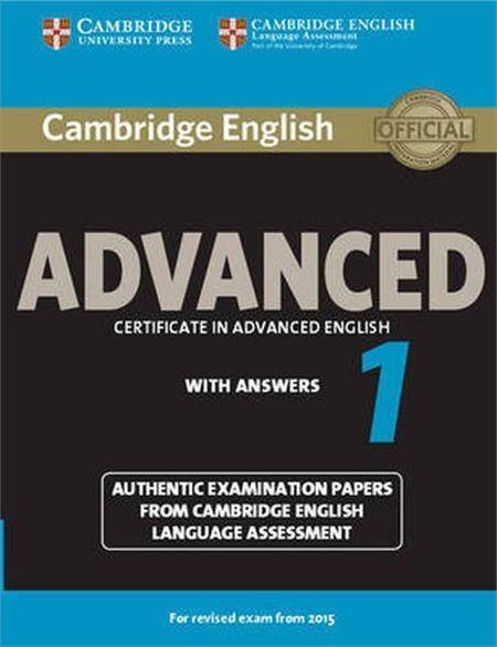 Cambridge English Advanced  1 SB Exam 2015 with key