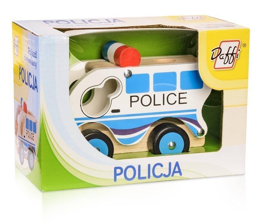 Auto drewniane Policja