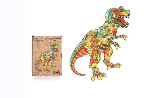 Puzzle drewniane Tyranozaur Rex PuzA3-00718