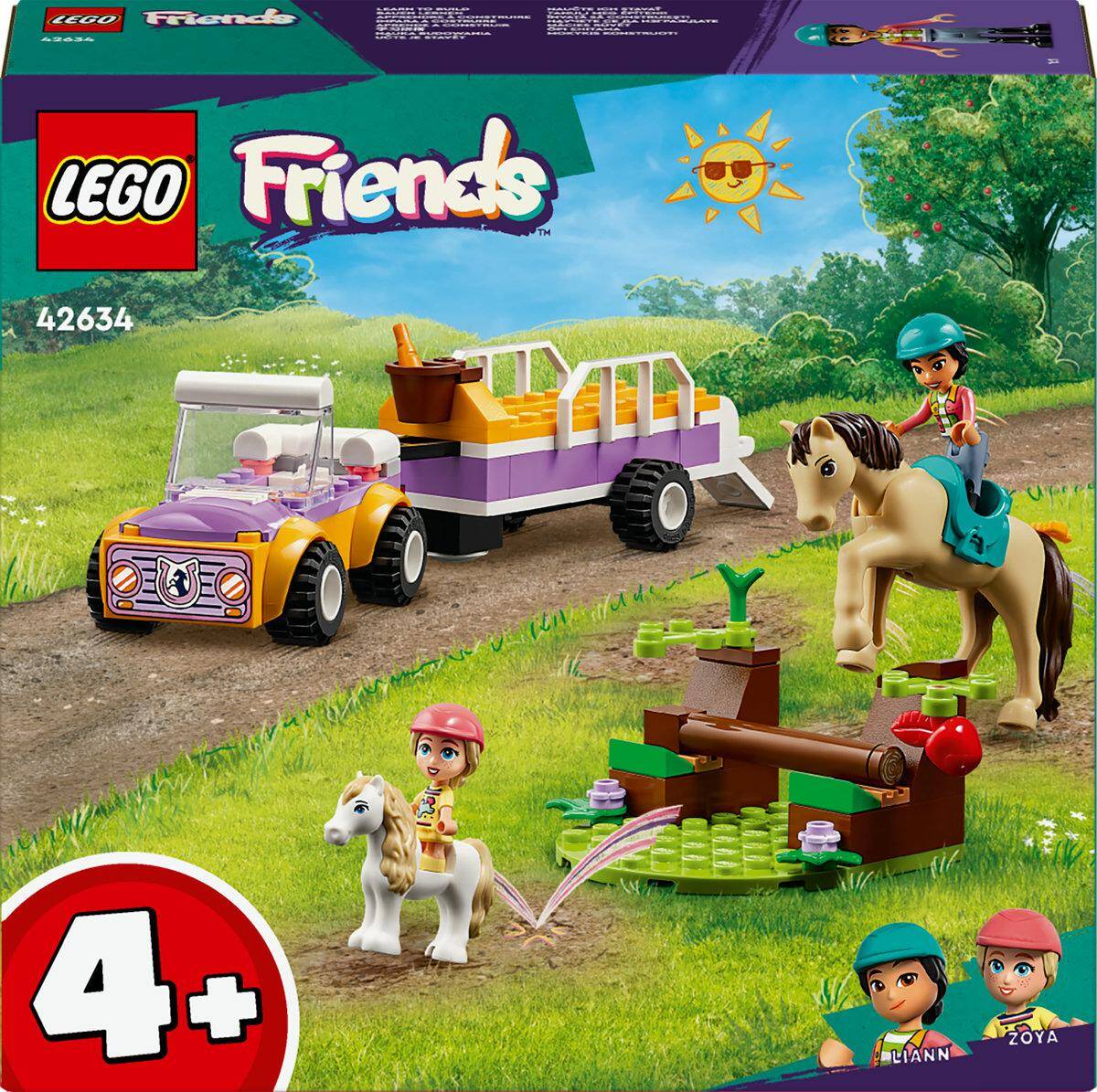 LEGO ®FRIENDS 42634 Przyczepka dla konia i kucyka (105 elementów)