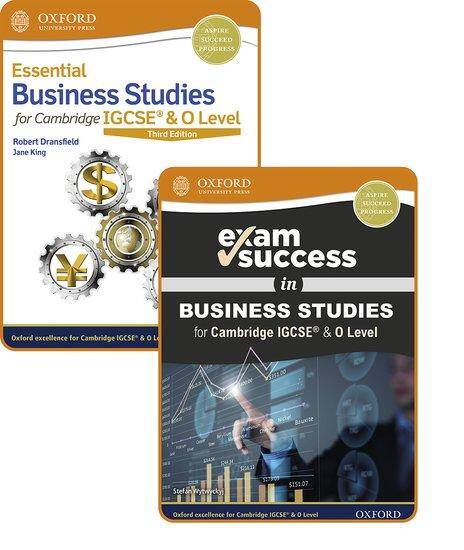 Essential Business Studies for Cambridge IGCSE & O Level: Print Student Book & Exam Success Guide Pack