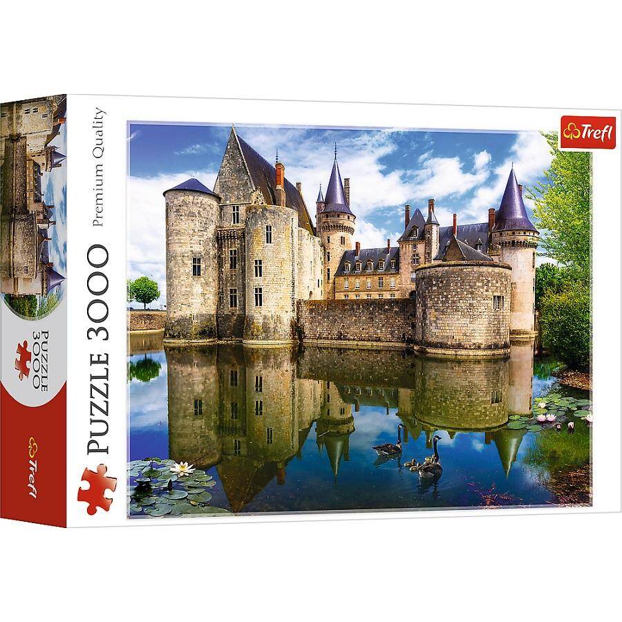 Puzzle 3000 Zamek w Sully-sur-Loire Francja 33075