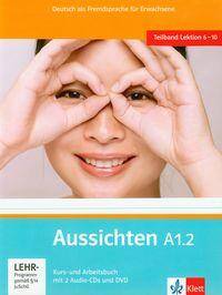 Aussichten, j.niemiecki, podręcznik z ćwiczeniami z 2 CD i  DVD, poziom A1, wyd.semestralne, cz. 2