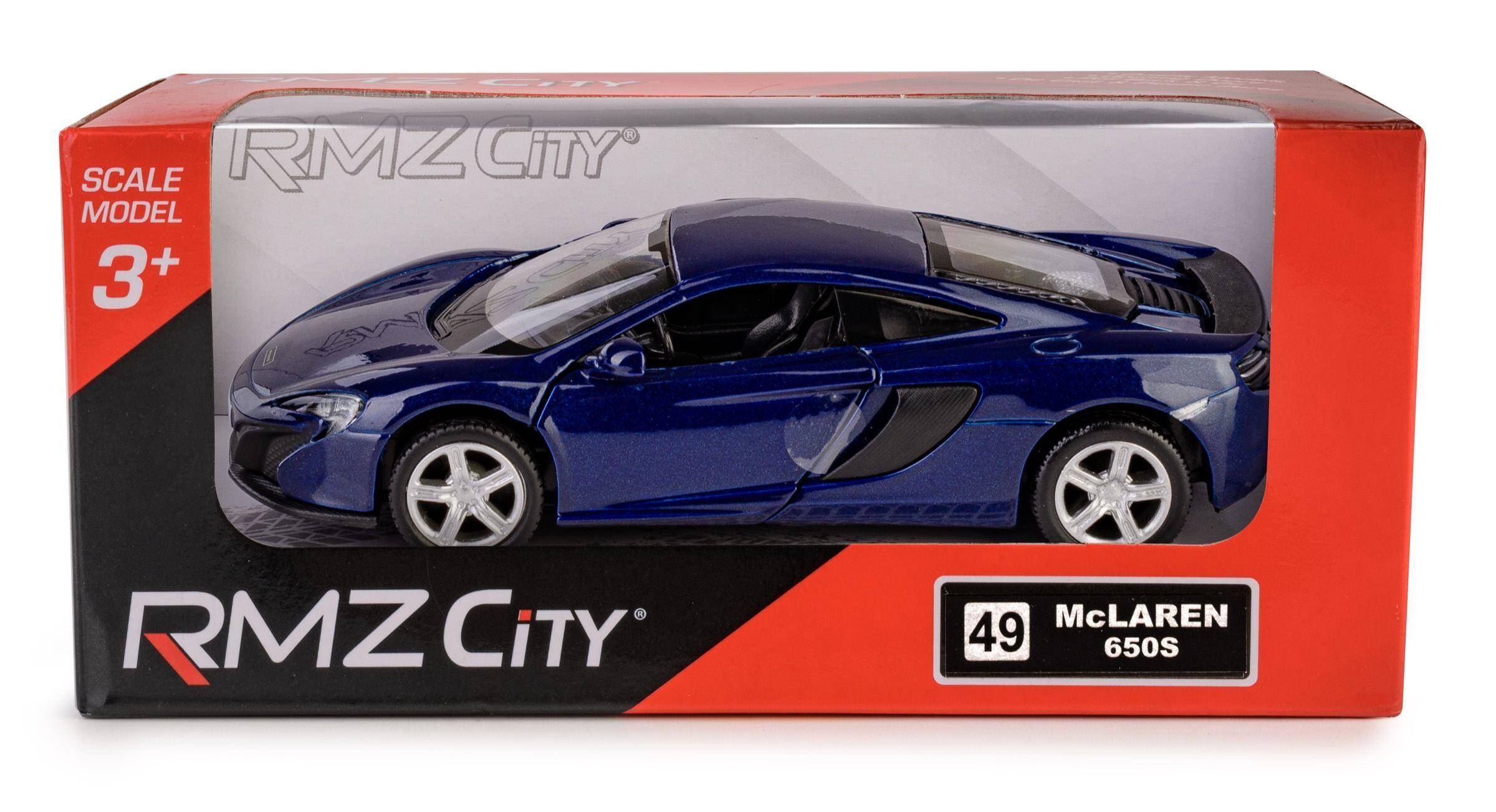 RMZ City McLaren 650S niebieski w skali 1:32