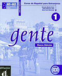 Gente 1 zeszyt ćwiczeń + CD edycja hiszpańska