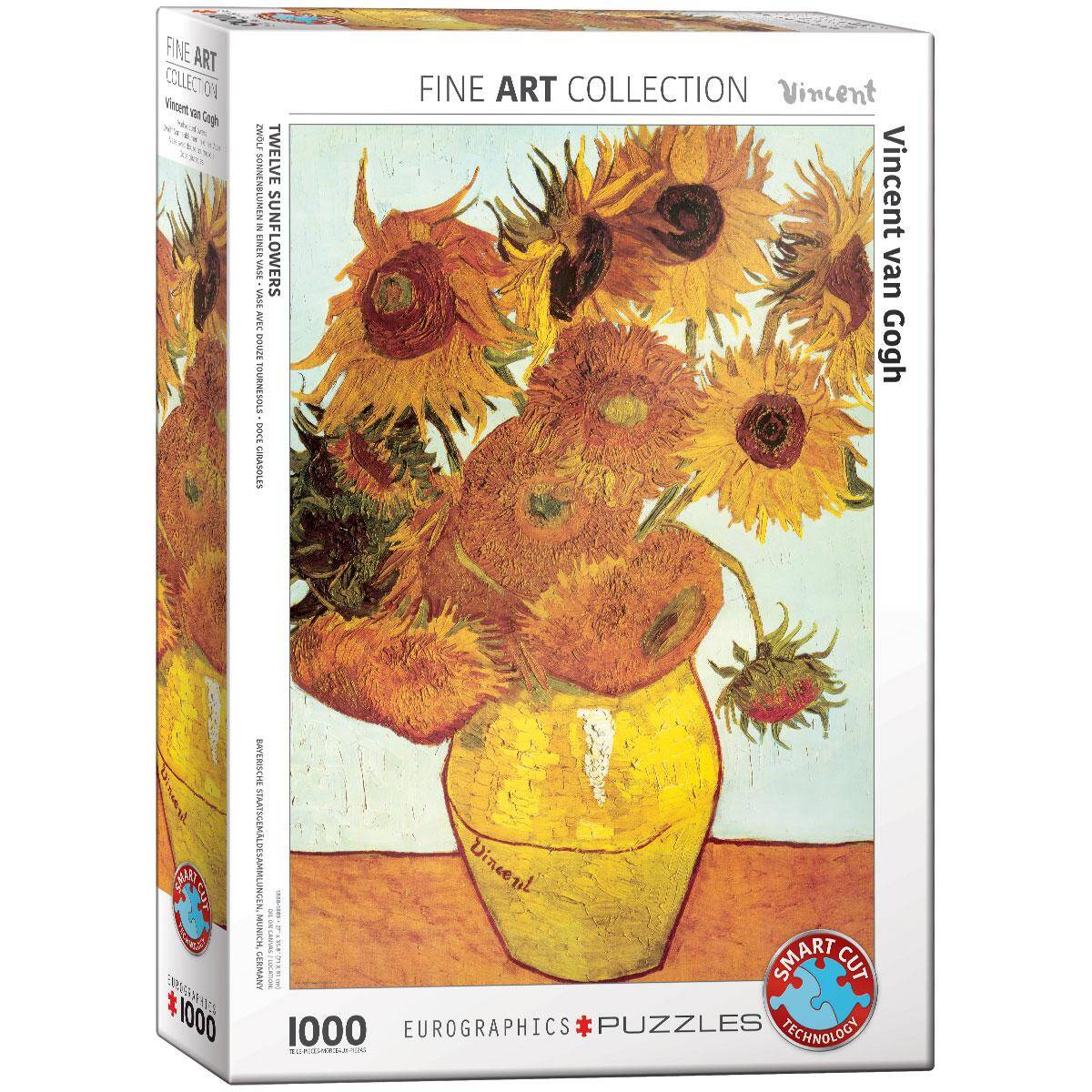 Puzzle 1000 Twelve Sunflowers by van Go 6000-3688