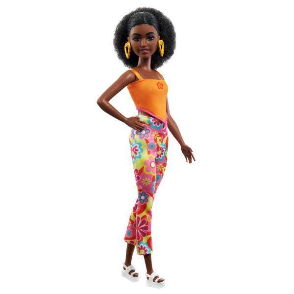 Lalka Barbie Fashionistas Strój retro w kwiaty HJR97 MATTEL