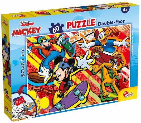 Puzzle 60 plus double-face Myszka Miki 304-86535