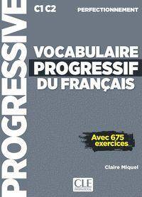 Vocabulaire progressif du français Niveau perfectionnement Livre + CD