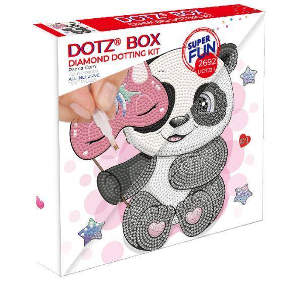Diamond Dotz Panda corn Dotz Box DBX080