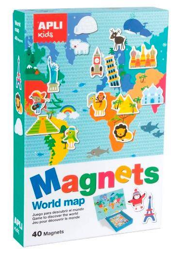 Mapa świata Magnetyczna układanka Apli Kids