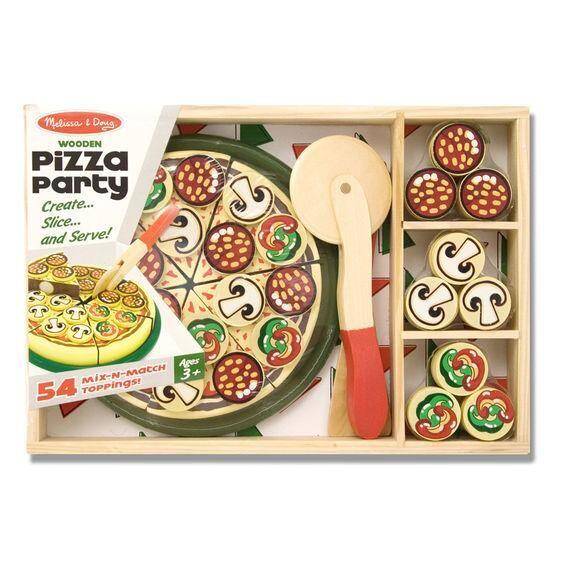 Zestaw drewniany Pizza Party