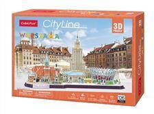 Puzzle 3D Cityline Warszawa 126 elementów