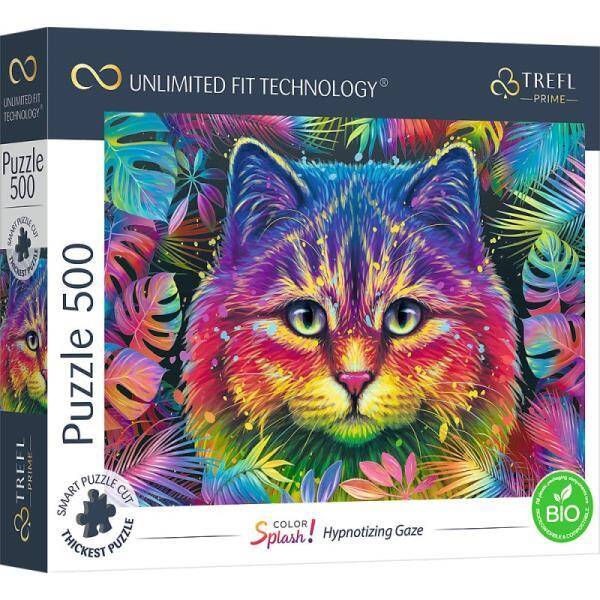 Puzzle 500el Hypnotizing Gaze / Hypnotyzujące spojrzenie 37454 Trefl