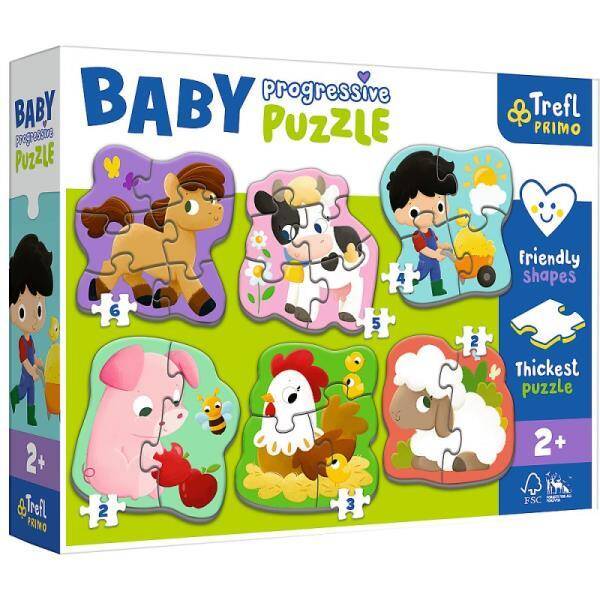 Puzzle Baby Progressive Farma 44000 Trefl