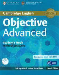 Objective Advanced 4E Student's Book without answers witth CD-ROM 2015
