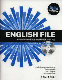 English File Third Edition Pre-intermediate Workbook with key & iChecker Pack
