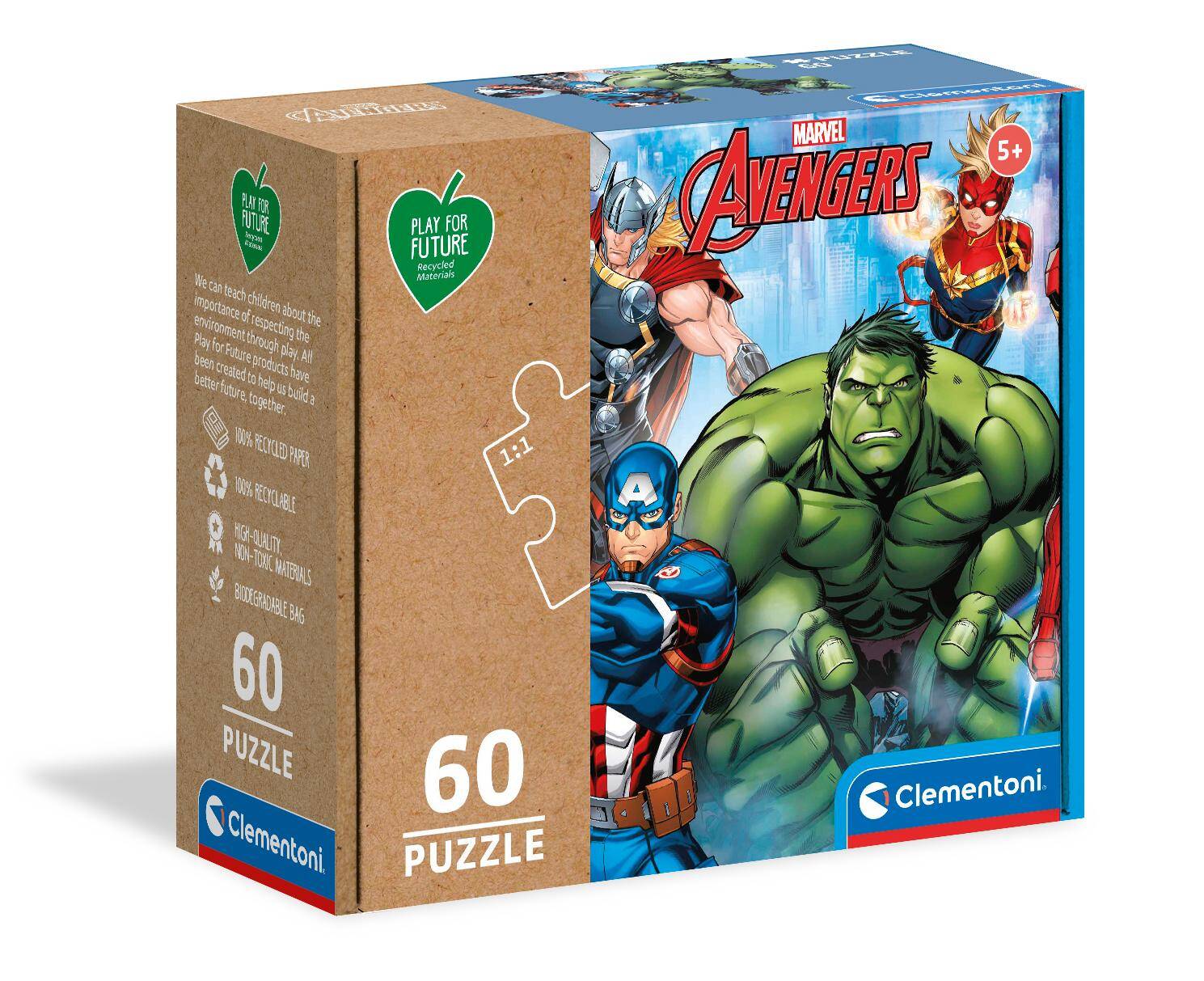 Puzzle 60 play for future Avengers 26101