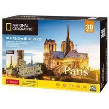 Puzzle 3D National Geographic Notre-Dame 128 elementów