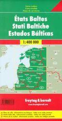Kraje bałtyckie litwa łotwa estonia mapa 1:400 000