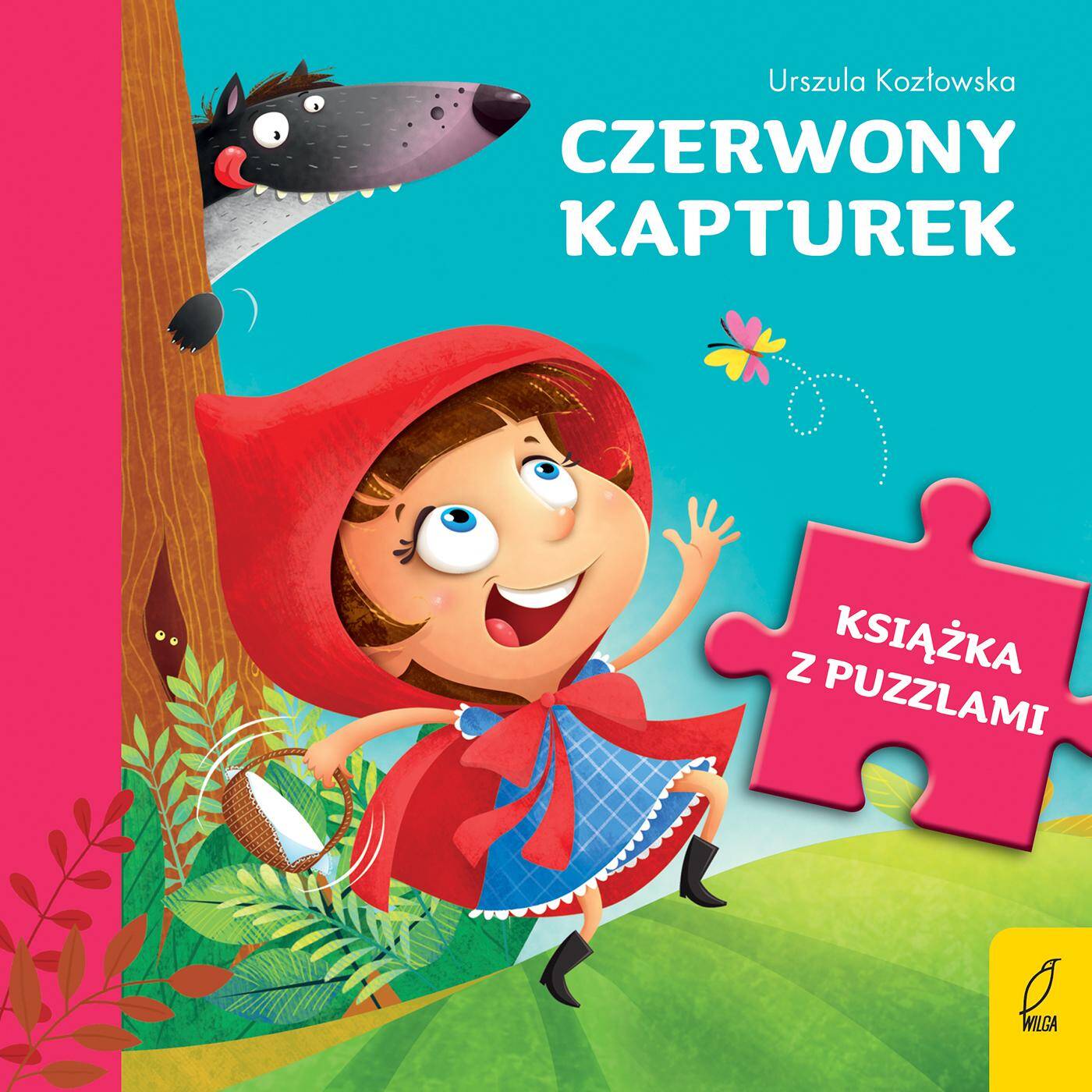 Czerwony kapturek. Książka z puzzlami