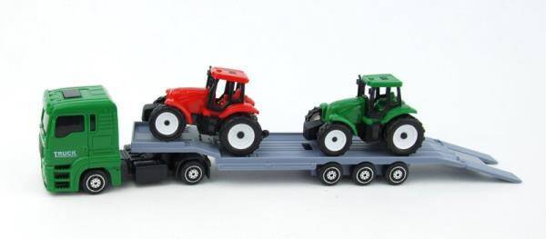 TIR laweta + 2 traktory