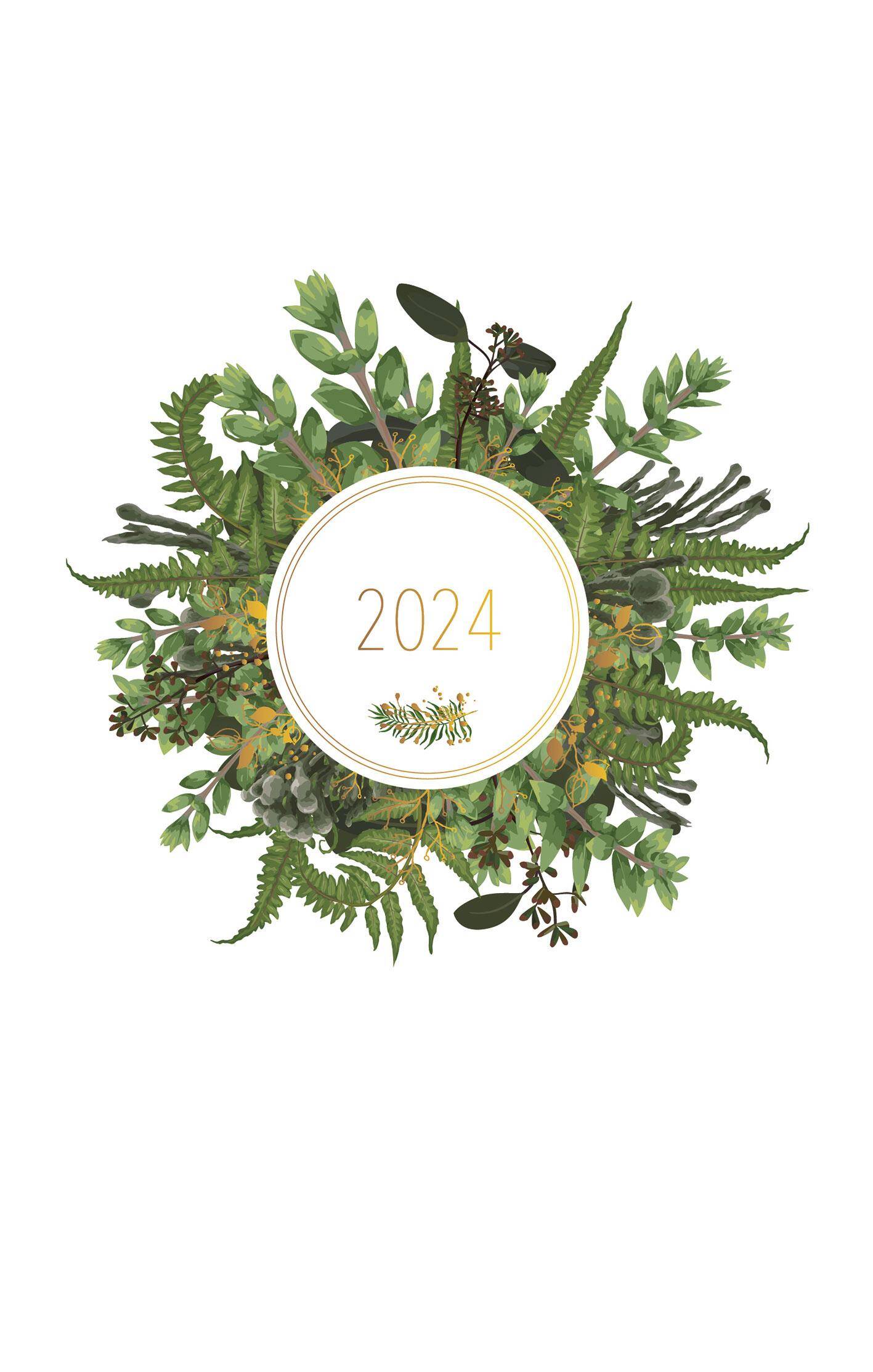 Kalendarz 2024 tygodniowy Rośliny leśne