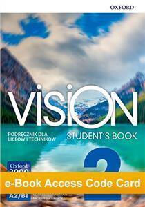 Vision 2 Podręcznik e-Book Access Code Card