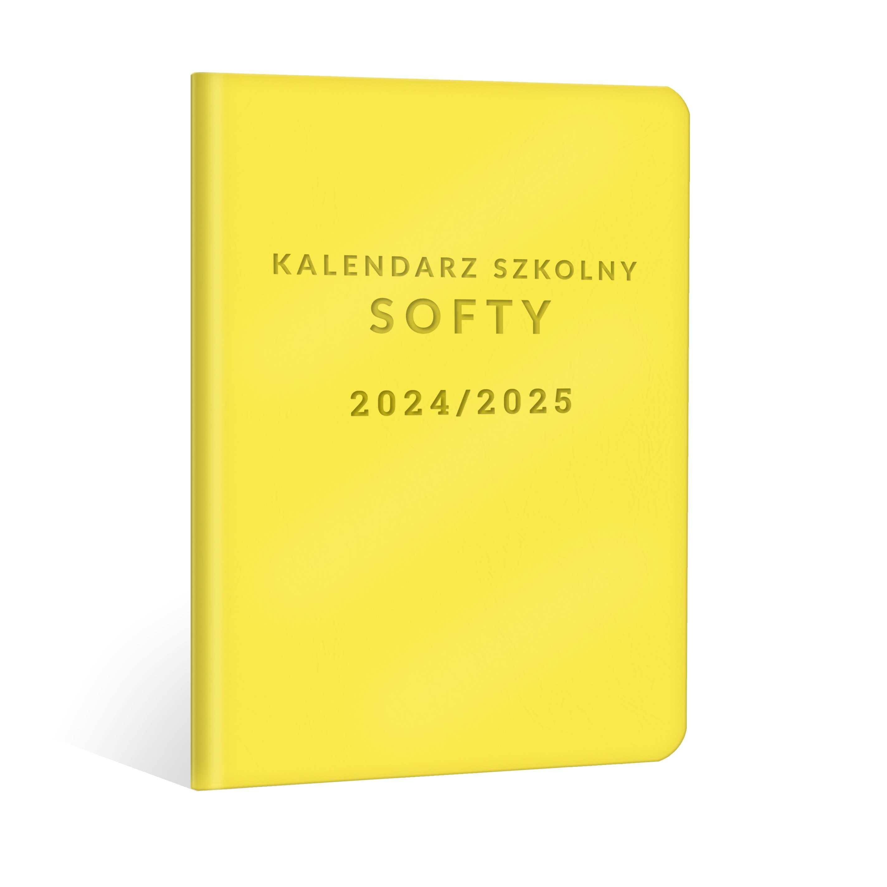 Kalendarz Szkolny 2024/2025 Softy żółty