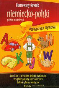 Ilustrowany słownik niemiecko polski, polsko niemiecki. Oprawa twarda