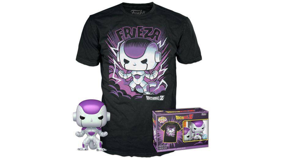 POP & TEE: T-shirt i figurka Dragonball Z - Frieza - M