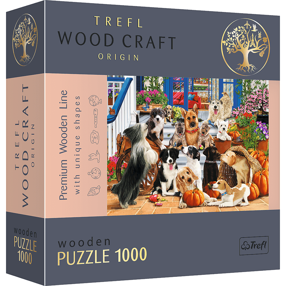 Puzzle 1000 drewniane Psia przyjaźń 20149