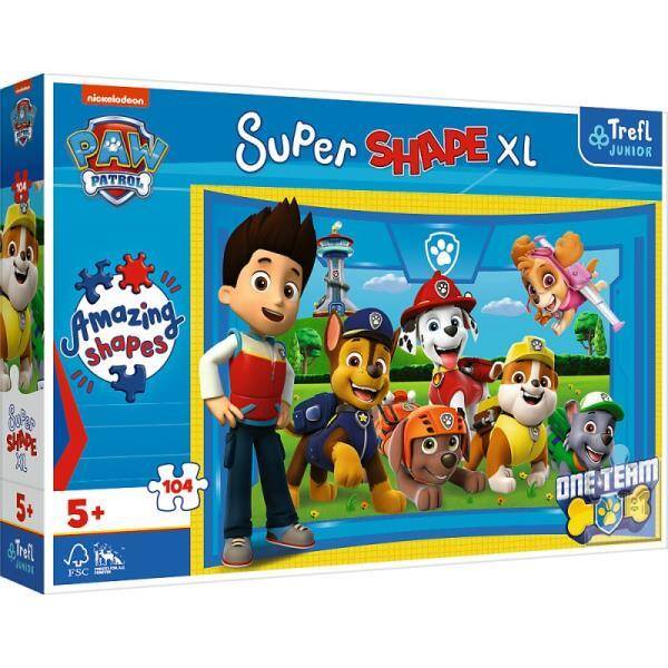 Puzzle 104el XL Psi przyjaciele Psi Patrol PAW PATROL 50016 Trefl