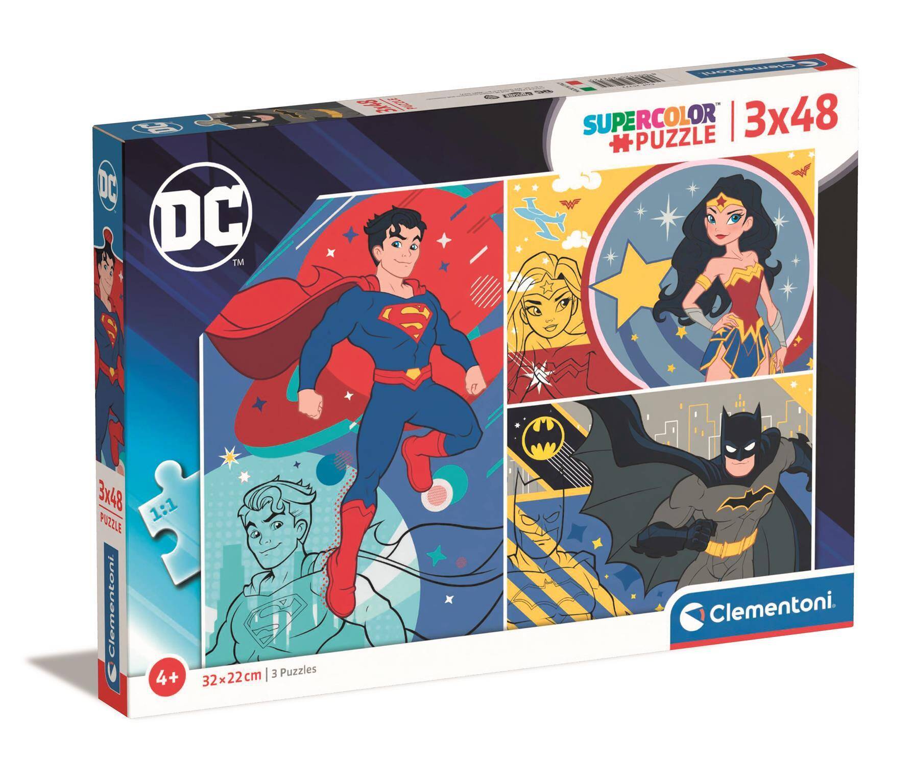 Puzzle 3 x 48 super kolor DC comics 25272