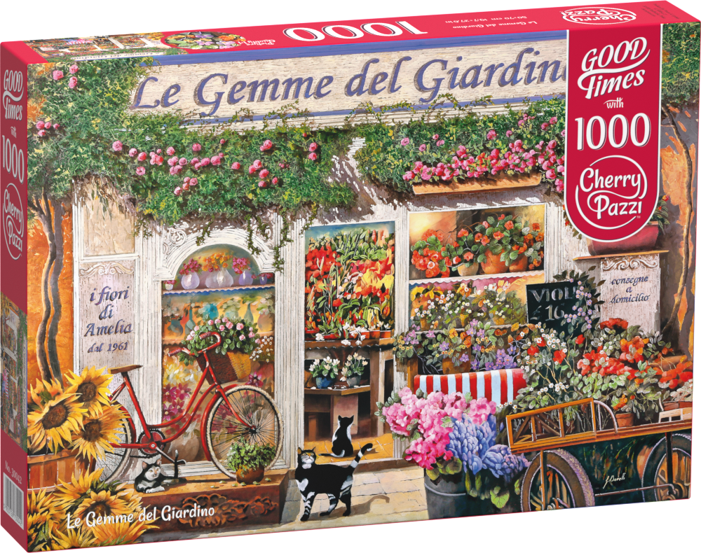 Puzzle 1000 Cherry Pazzi Le Gemme del Giardino 30042