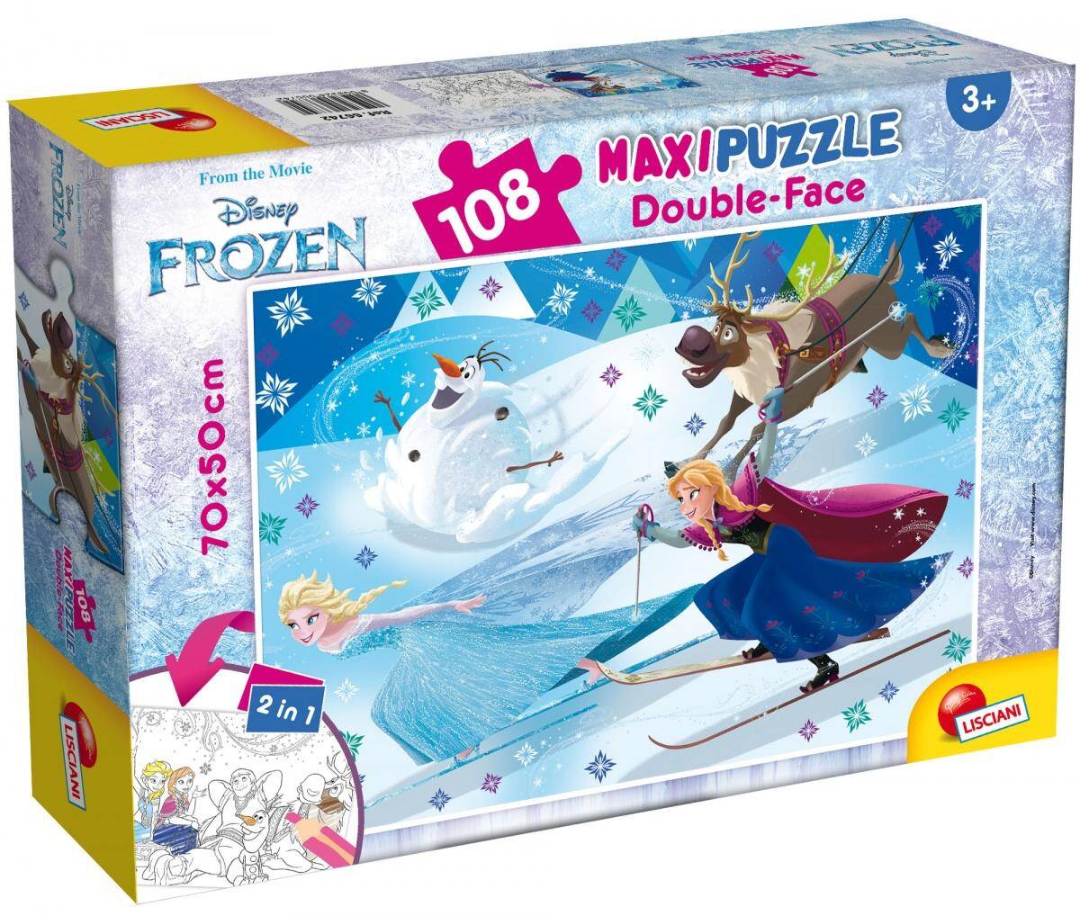 Puzzle 108 maxi double-face Frozen 304-66742