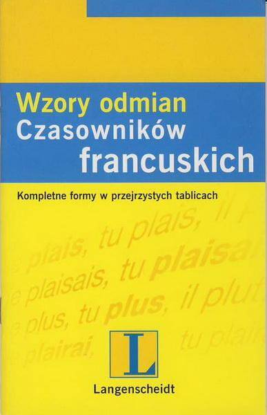 Wzory Odmian Czasowników Francuskich | Księgarnia Edugaleria.pl