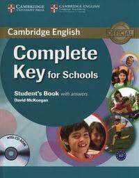 Complete Key for Schools Student's Book with answers with CD-ROM (Zdjęcie 1)