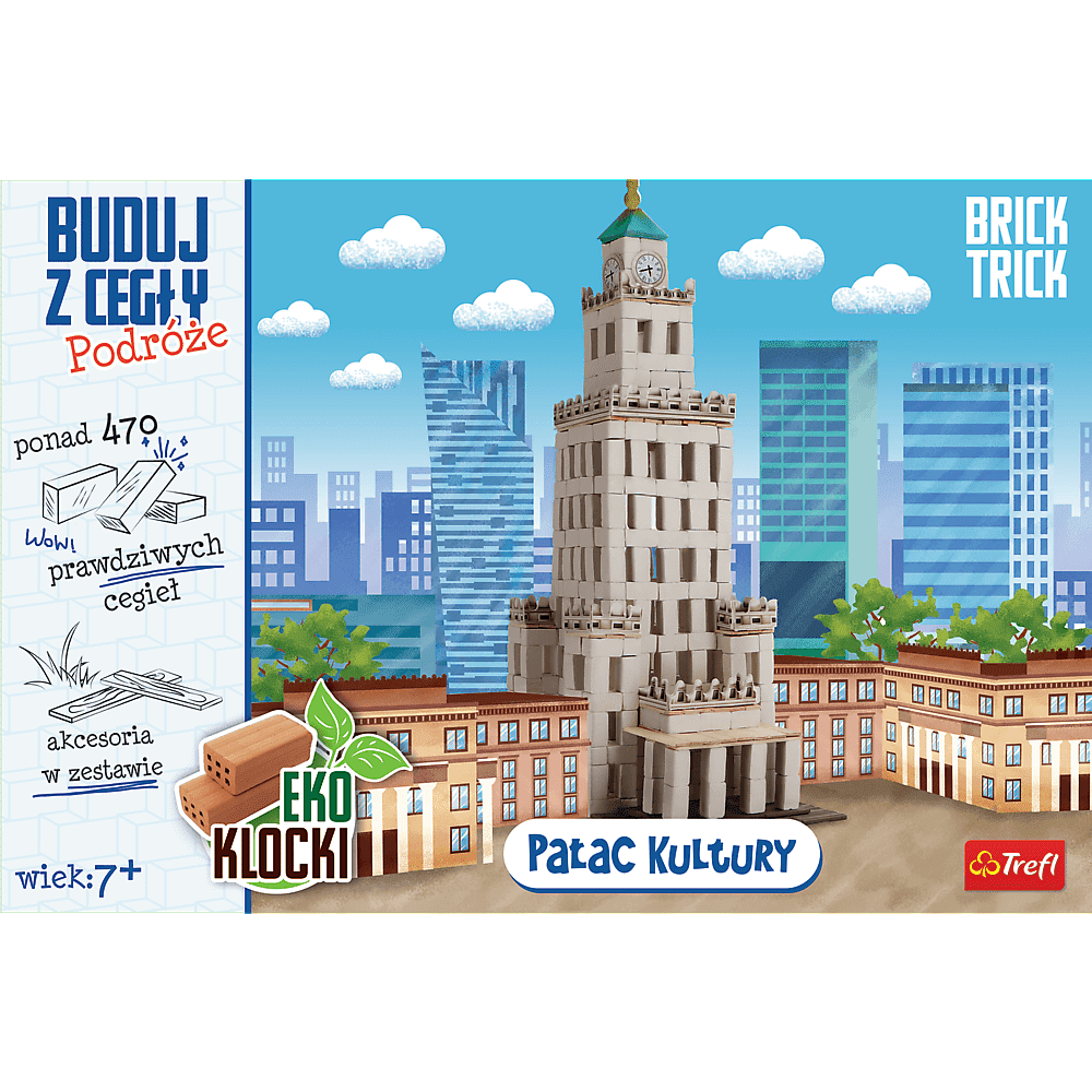 Brick Trick Buduj z cegły Podróże Pałac Kultury XL EKO 61546