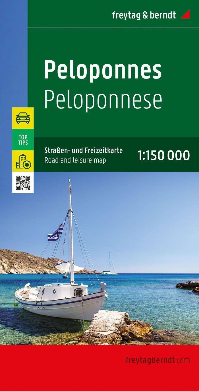 Mapa Peloponez 1:150 000 FB
